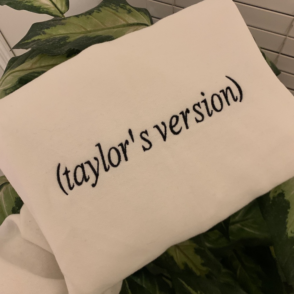 Taylor Swift Taylor’s Version Embroidered Crewneck Sweatshirt